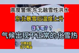 高度警惕:东北融雪性洪水！暴雪后温度上升，出现不正常化雪热！视频封面