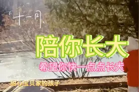 希望你快一点点长大 歌曲《陪你长大》唱出了妈妈的心声😊