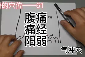 神奇的穴位——腹痛，试试气冲穴。视频封面