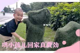非要拿口香糖去喂路边的猫猫，一会儿捡技树丫当伞，童年的快乐！视频封面