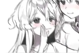 动漫女头像，黑白头像，很好看的