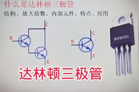 329-什么是达林顿三极管，放大倍数超级大，涨知识了视频封面