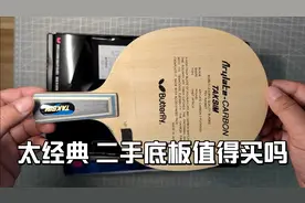 再谈蝴蝶王泰克西姆，太经典直板传统打法必备底板，二手值得买吗