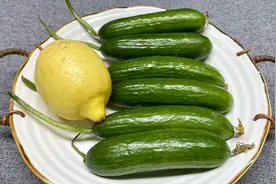 黄瓜搭配柠檬作用这么大，大肚腩越来越小，没想到瘦的这么快