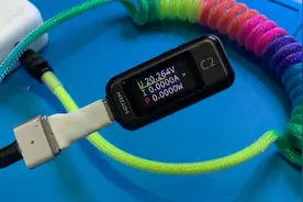 MacBook电脑充电线，改成彩色弹簧Type-c充电，这颜值，厉害了！