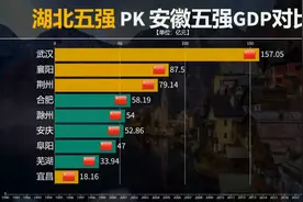 湖北与安徽GDP对比：武汉一城独大 合肥后劲十足！紧跟其后视频封面