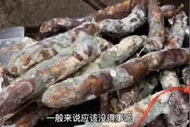 正宗四川僵尸香肠，洗洗干净放冰箱，大家觉得还能吃吗？视频封面