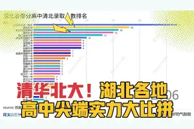 2006-2021年湖北省部分重点高中清华北大录取人数动态排行榜视频封面