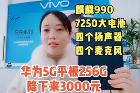 华为最大5G手机，256G麒麟990+7250电池+四个扬声器，降了3000值视频封面