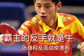霸主的反手就是牛，张继科反手动作赏析。视频封面