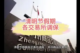 清明节各交易所调保视频封面