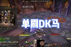 魔兽世界:你们眼馋DK的坐骑多久了？20分钟单刷瑞文戴尔男爵视频封面