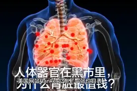 人体器官在美国黑市里被明码标价，为什么肾脏最值钱？视频封面