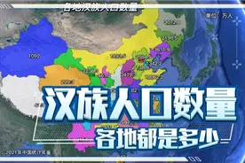 各地汉族人口数量，你知道吗？