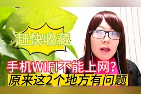 手机WIFI信号满格，连上了却无法上网？原来这2个地方出了问题视频封面