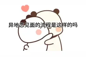 异地恋见面流程是什么样的。