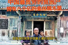 中国最奇葩的贫困户扬大爷拥有八个亿的金丝楠木屋视频封面