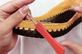 臻鞋坊 空心线手工六瓣花蝴蝶结女士单鞋教程3