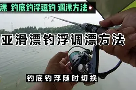 路亚滑漂钓浮钓底随时切换，最灵敏的调漂方法。视频封面