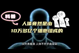 人体竟然是有10万多亿个细胞组成的。视频封面