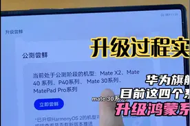 华为旗舰机这4个机型，现在可以立刻升鸿蒙系统！包教包会！视频封面