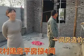 河南农村大哥平房接二层，4间房用8万，家里房子也盖不起视频封面