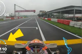 南宁超音速国际卡丁车赛车场，雨胎练习