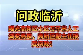 临沂高新区副主任接受问政，一个小区两个物业视频封面