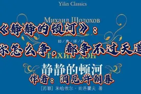 美文诵读《静静的顿河》：你怎么争，都争不过天道，作者：许朝暮视频封面