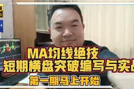 MA均线绝技1：短线横盘突破技术形态编写与实战应用