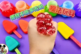 亲子趣味魔法玩具，儿童益智彩泥粘土手工自制雪糕冰淇淋视频封面