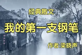《我的第一支钢笔》，作者，梁晓声视频封面