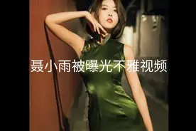 聂小雨被曝光不雅视频视频封面