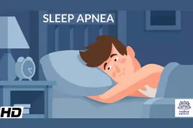 英文科普：什么是睡眠呼吸暂停综合症(sleep apnea syndrome)？视频封面