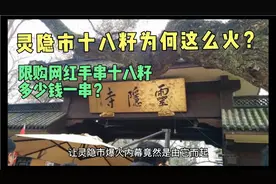 为何杭州灵隐市十八籽手串会突然爆火？限购网红手串一串多少钱？