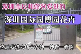 深圳市民和外游客爱逛的深圳国际园博园花卉，进去带粉丝朋友看看视频封面