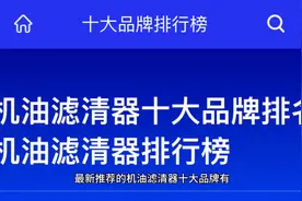 全球十大机油滤清器品牌，不要再买错了。