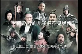 赵云的儿子为何名不见经传？视频封面