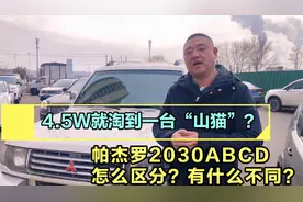 4.5W淘到一辆“山猫”！帕杰罗2030ABCD代表什么？有什么区别？视频封面