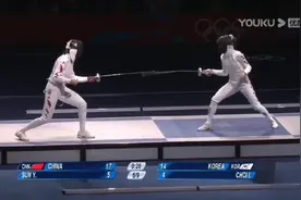 伦敦奥运会女子击剑比赛，中国队夺冠的精彩镜头。视频封面