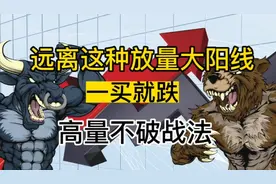 远离这种放量大阳线，一买就跌，高量不破的大阳线才是主力启动视频封面