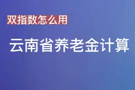 云南省养老金计算方法，平均缴费指数分段计算，两个指数各司其职视频封面