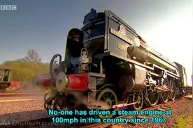 龙卷风号蒸汽机车160公里高速实验！视频封面