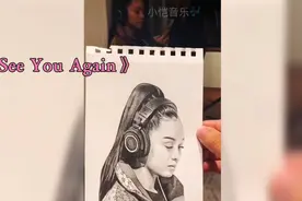 给陌生人画画 一首《See You Again》欣赏一张画带给路人的惊喜视频封面