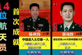 宇宙军团14位航天员军衔及成就，杨利伟，中国进入太空第一人视频封面
