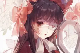 红色系可爱女生头像视频封面