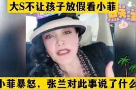 大S不让孩子放假看小菲，小菲暴怒，张兰对此事说了什么视频封面