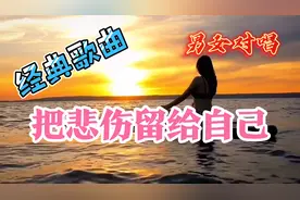 经典歌曲《把悲伤留给自己》，男女对唱版，太好听了，满满的回忆视频封面