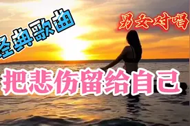 经典歌曲《把悲伤留给自己》，男女对唱版，太好听了，满满的回忆视频封面