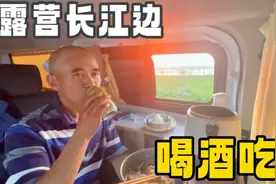 新全顺自驾游，露营武汉长江边喝酒吃肉，野花遍地拍照春游好去处视频封面
